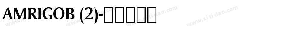 AMRIGOB (2)字体转换